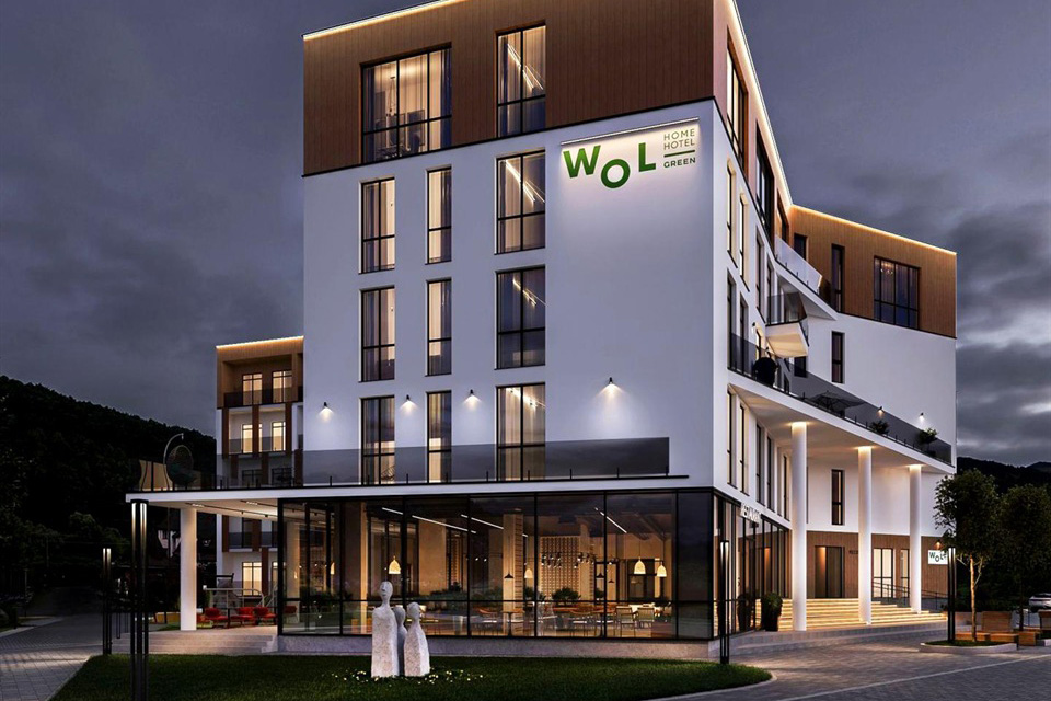 WOL.Green Polyana Готель Поляна - Фасад готелю