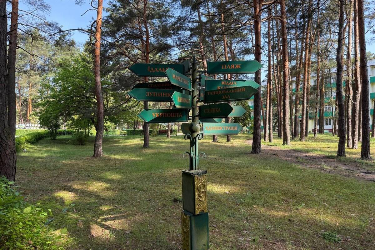 Санаторій Лісова Пісня Шацьк Волинська обл. - Сосновий парк